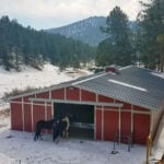 Pine Colorado Barn Project by Coffman Barns