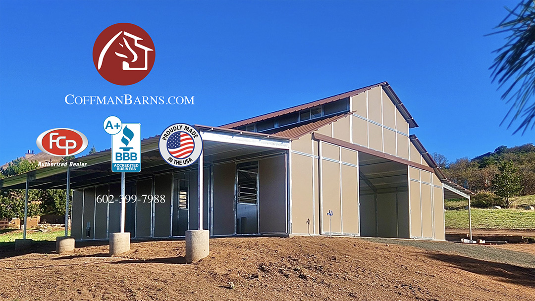 Colorado Springs Barn Contractor Project by Coffman Barns