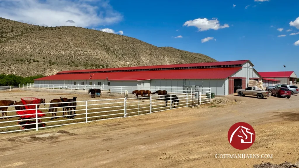 Equestrian Facility Construction by Coffman Barns - Outside Image