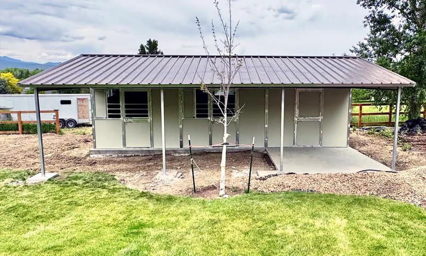 Niwot Colorado Horse Barn Project Image by Coffman Barns
