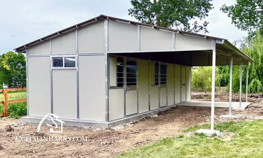 Niwot Colorado Horse Barn Project Image by Coffman Barns