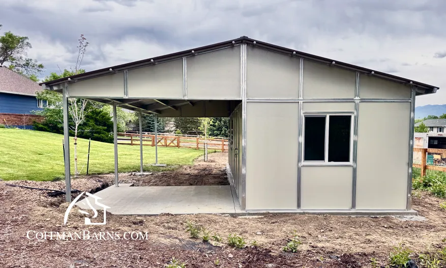 Niwot Colorado Horse Barn Project Image by Coffman Barns