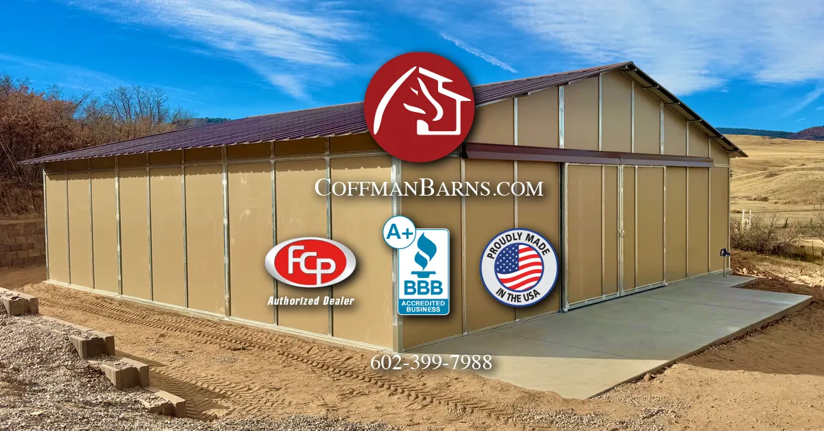 Sedalia Colorado Barn Project Featured Image by Coffman Barns