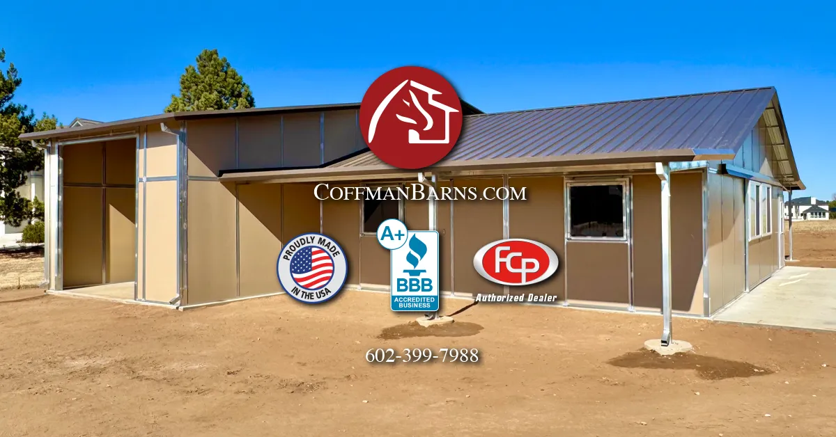 Multi purpose Horse Barn Project by Coffman Barns featured image