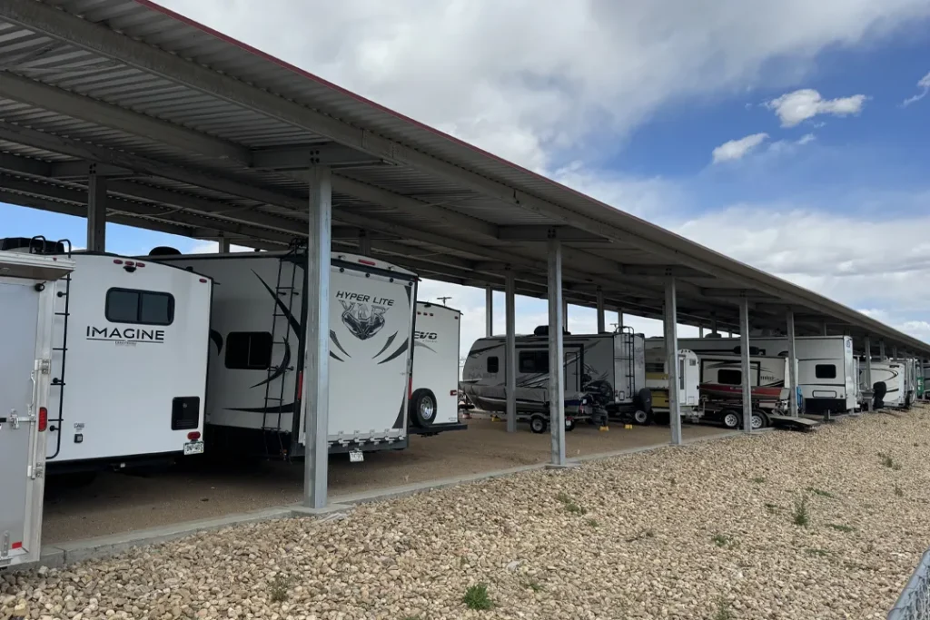 Coffman Barns Industrial RV Storage Canopies Commercial Carport Shelters Gallery Image