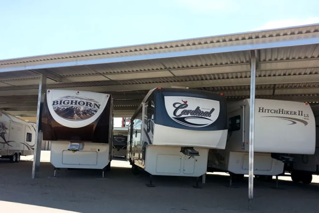 Coffman Barns RV Storage Canopies Carport Shelters Gallery Image
