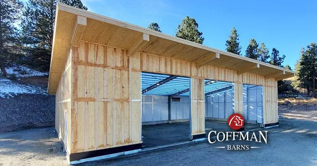 Wood Sided Steel Building Project Featured Image by Coffman Barns