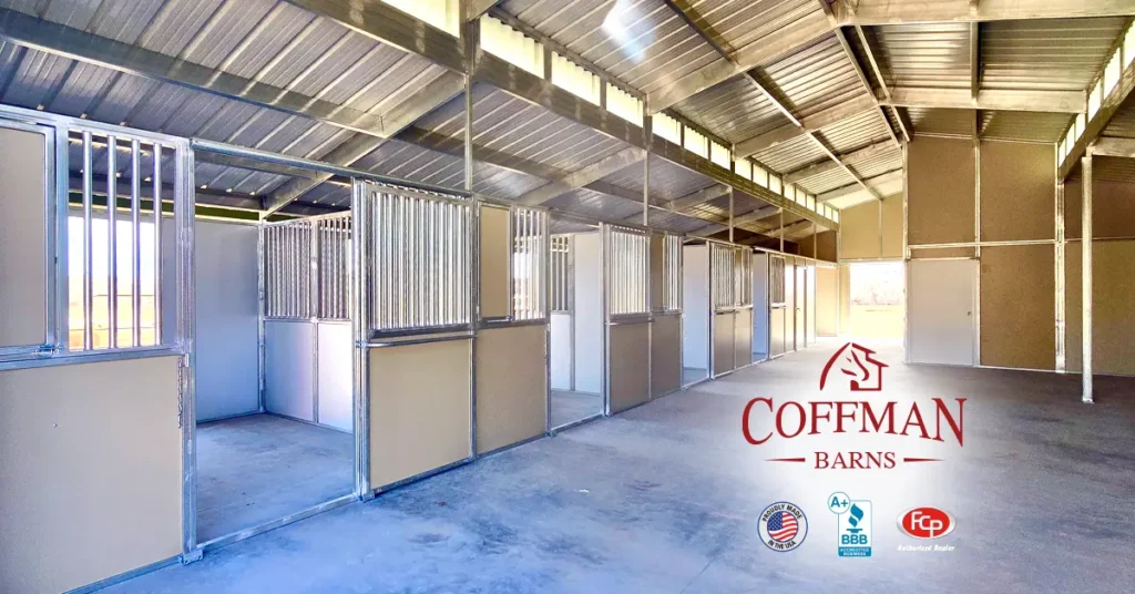Custom Hybrid Workshop Barn by Coffman Barns Featured Image