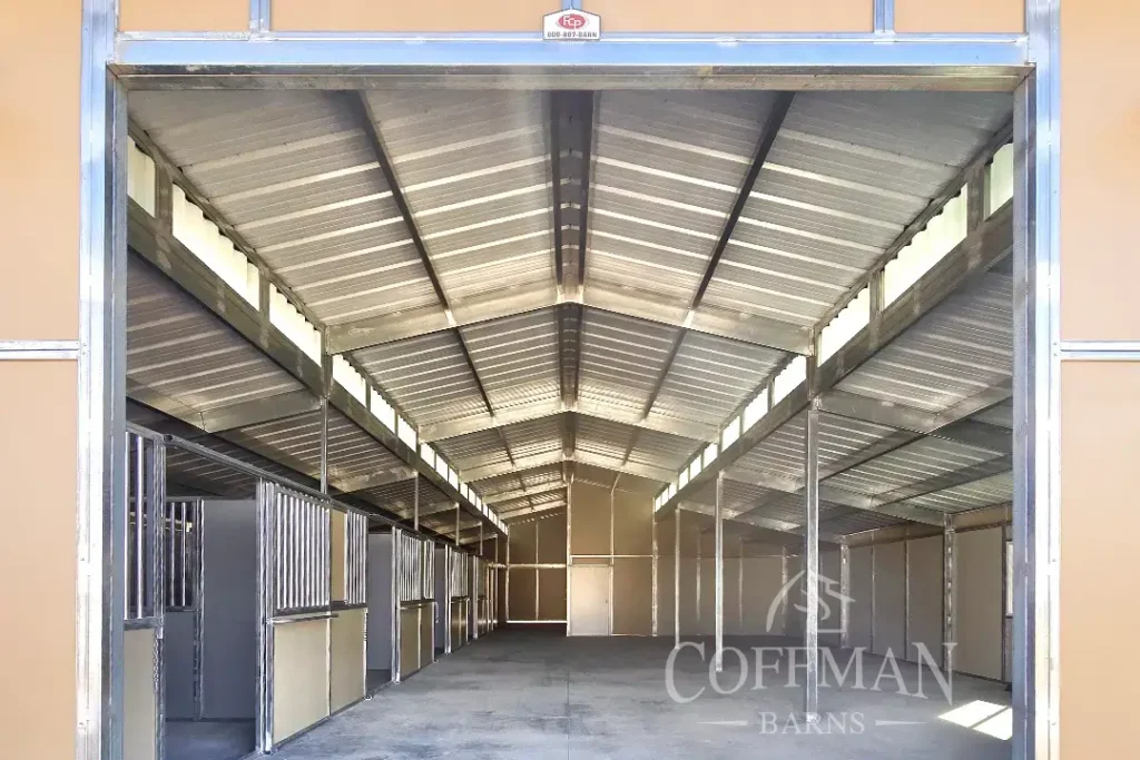 Custom Hybrid Workshop Barn by Coffman Barns Project Image