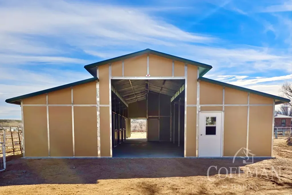 Custom Hybrid Workshop Barn by Coffman Barns Project Image