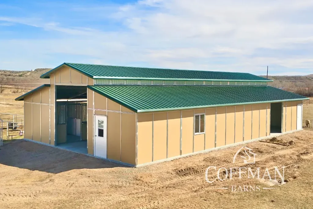 Custom Hybrid Workshop Barn by Coffman Barns Project Image