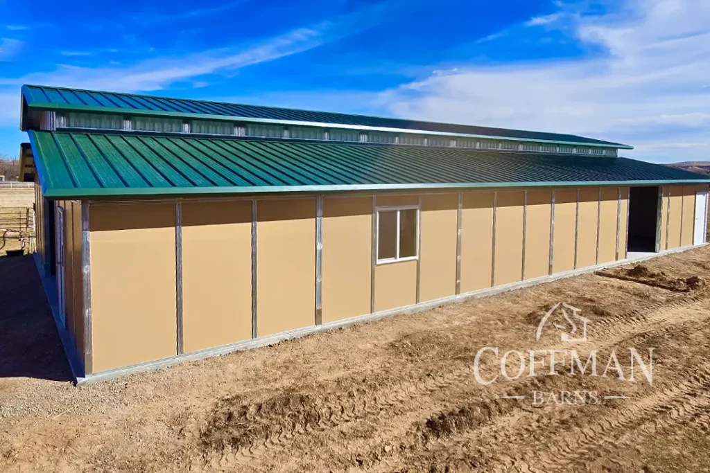 Custom Hybrid Workshop Barn by Coffman Barns Project Image