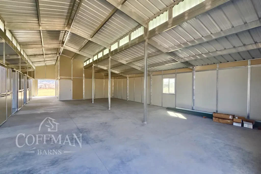Custom Hybrid Workshop Barn by Coffman Barns Project Image