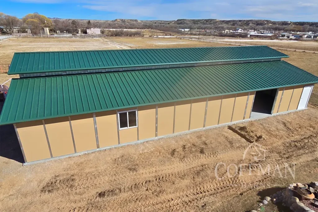 Custom Hybrid Workshop Barn by Coffman Barns Project Image