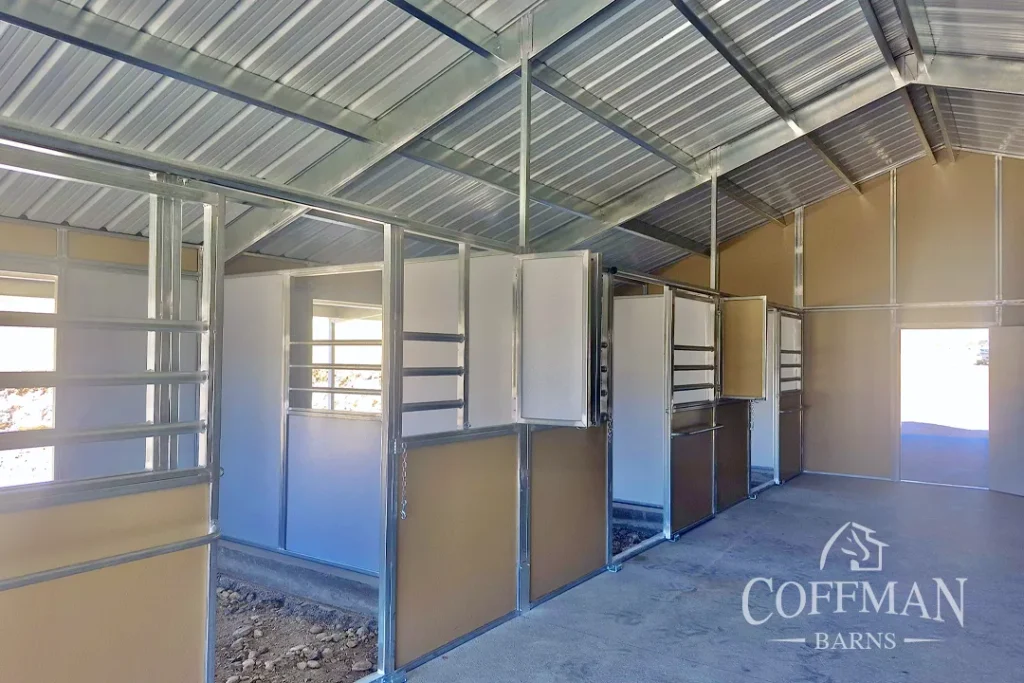 Horse Stall and Equipment Barn by Coffman Barns Project Image