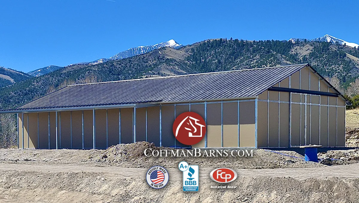 Horse Stall and Equipment Barn by Coffman Barns Featured Image